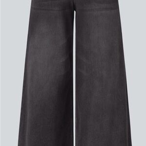 HALARA Charcoal Wide-Leg Jeans
